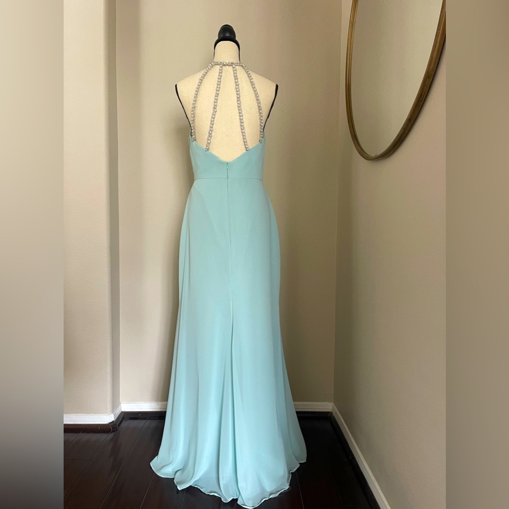 Ice light blue Hayley Paige gown - Size 8
